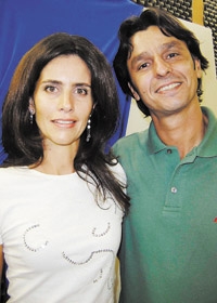 Nei Eduardo Aidar - Gisele curtem relax no Rancho Paraíso (Itambé) até amanhã